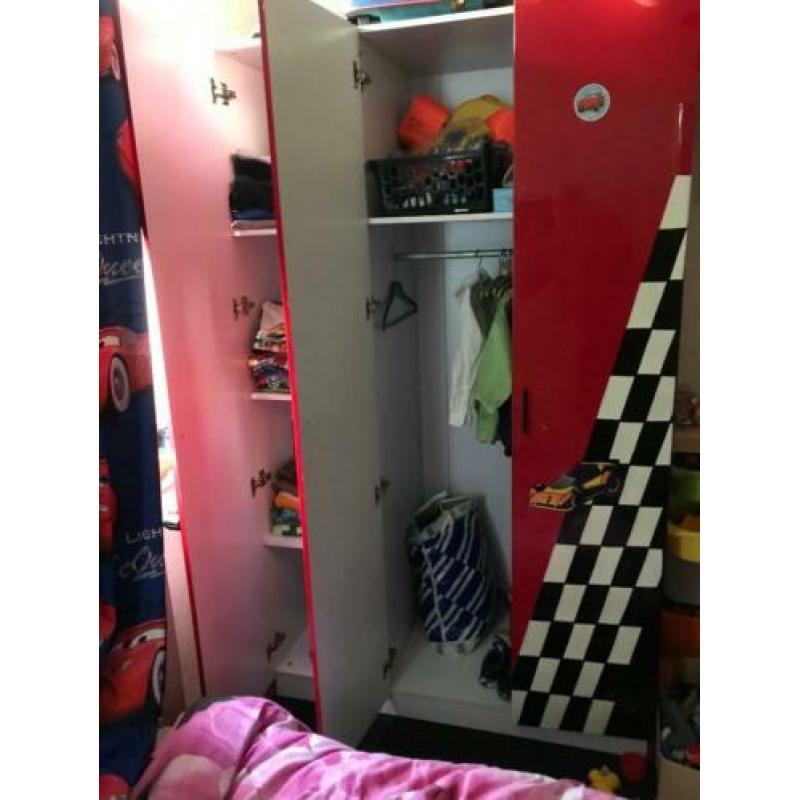 Race auto Slaapkamer bed+kasten