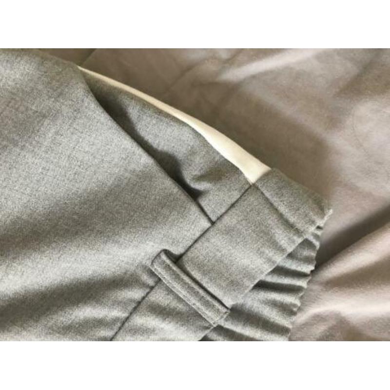 Zara pantalon broek helemaal nieuw maat s grijs streep wit
