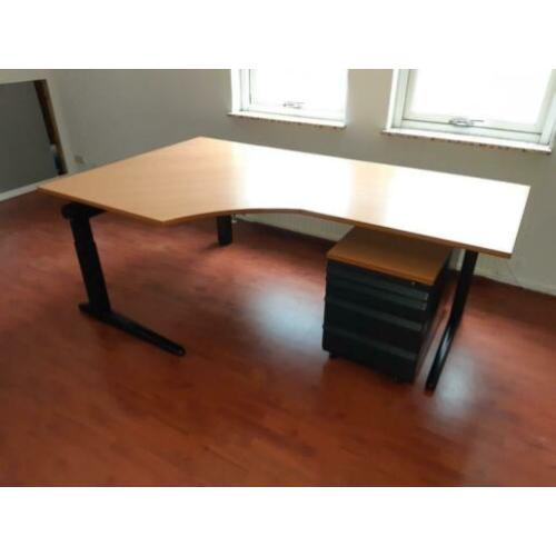 professioneel kantoor- bureau van Arend 200x120(80) met lade