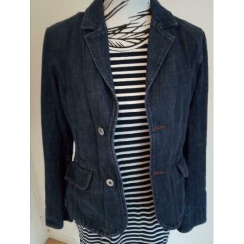 Leuke set: bodycon jurkje met spijkerjasje maat 38