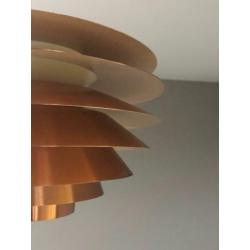 Svend Middelboe Verona lamp in koper voor Nordisk Solar