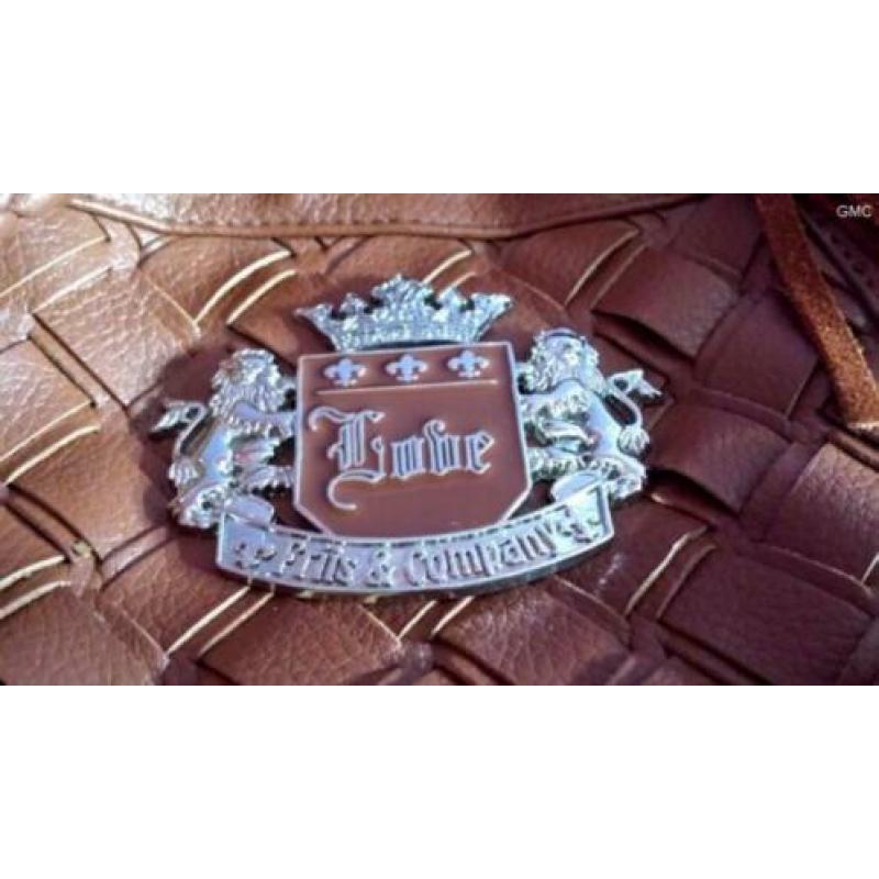 Friis &Company leren camel kleurige dames schouder-/handtas