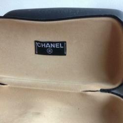 4 Chanel brillen kokers / etuis zwart