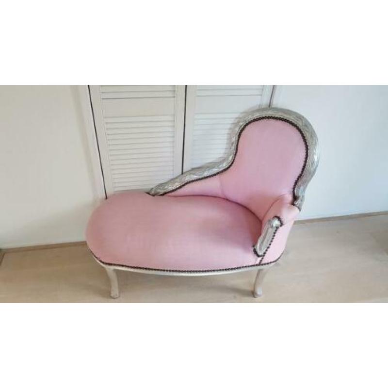 Kindersofa roze barok
