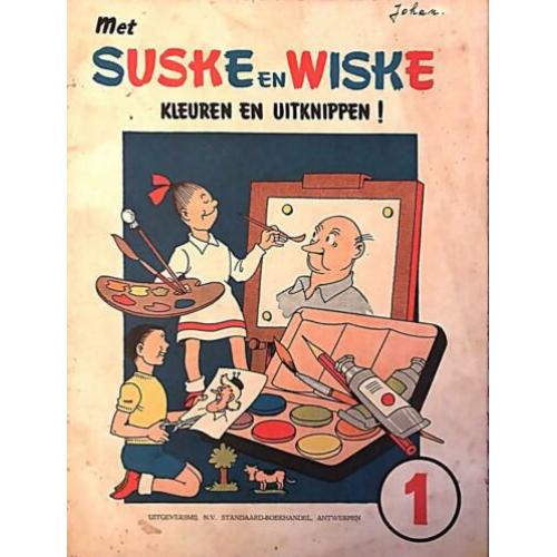 Suske en Wiske Kleuren en uitknippen