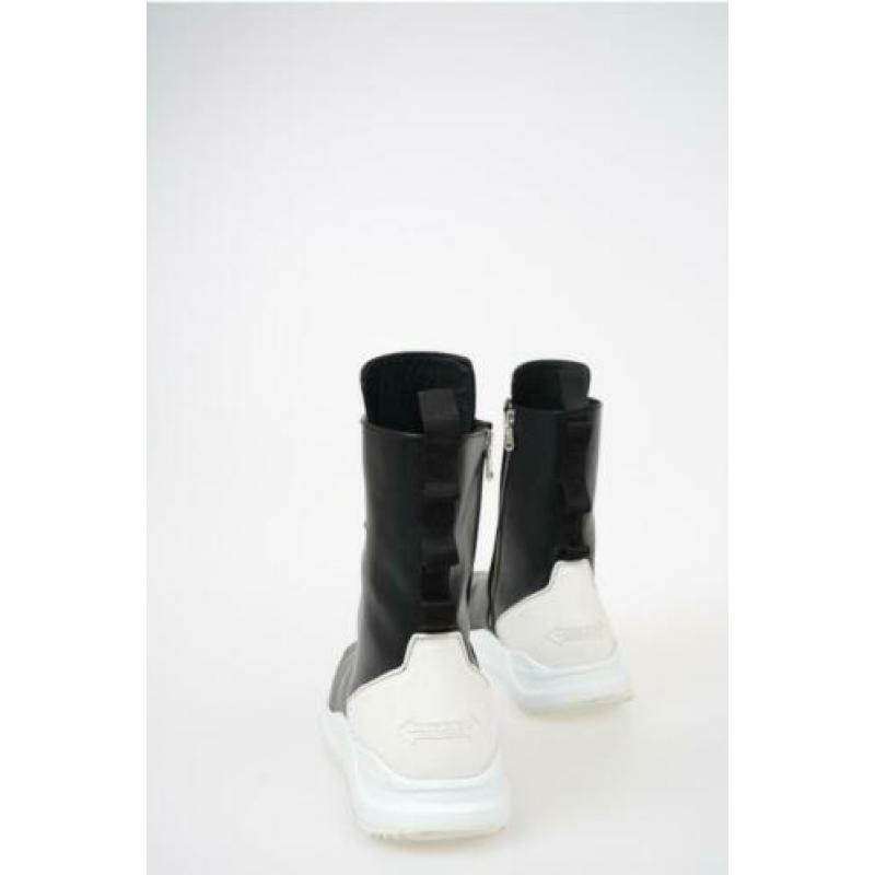 Rick Owens Zwart Leren Baggy Ankle Boots maat 42