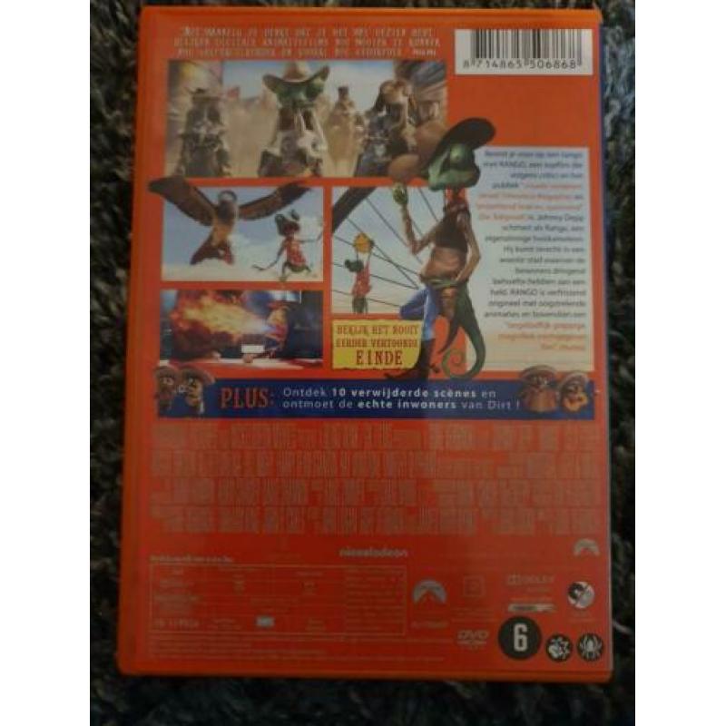 3 leuke Animatie Dvd Set Ice Age Simpsons Rango + NL versie