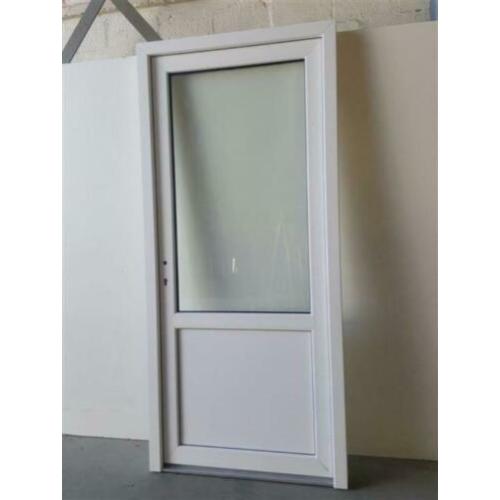 Kunststof deur 2/3 glas b98 x h215 cm