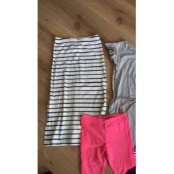 Kledingpakket, 140/146, rok, dezine, persival, h&m, meisje