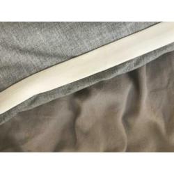 Zara pantalon broek helemaal nieuw maat s grijs streep wit