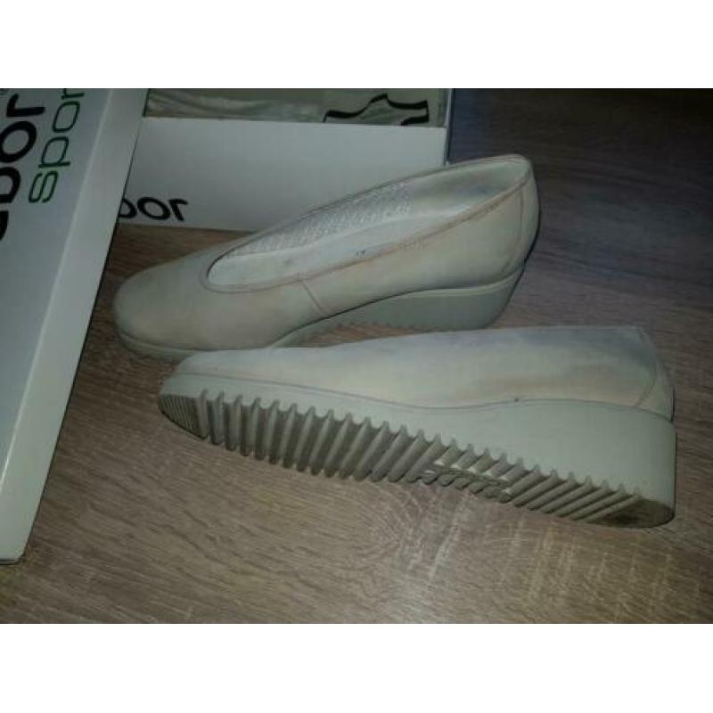 Gabor lederen damesschoen maat 6 (39) beige