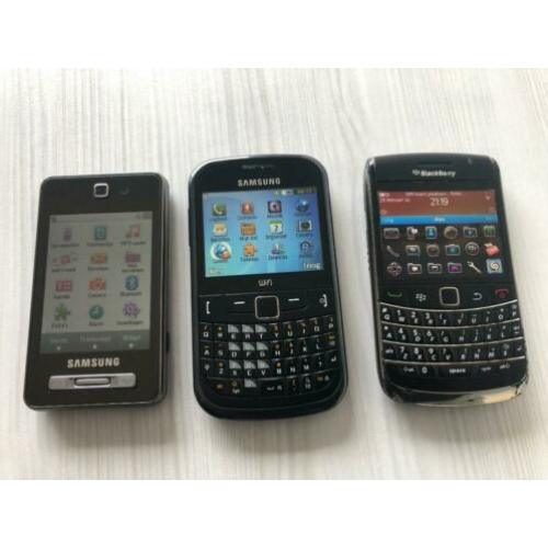 Drie telefoons