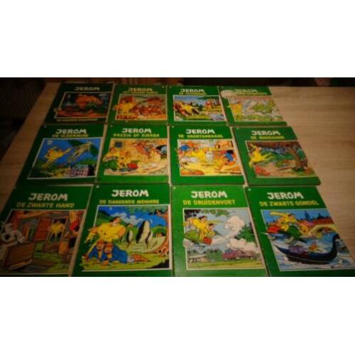 Jerom stripboeken 12 stuks goede staat, enkele redelijk.