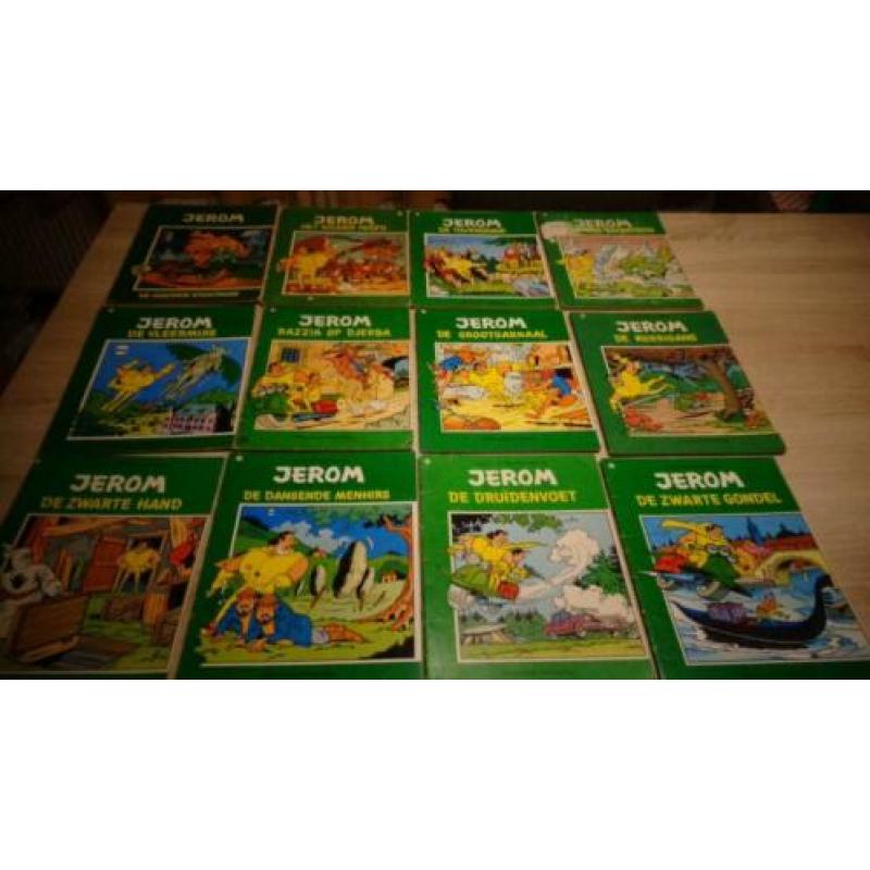 Jerom stripboeken 12 stuks goede staat, enkele redelijk.