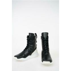 Rick Owens Zwart Leren Baggy Ankle Boots maat 42