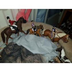 Schleich paarden setjes pony