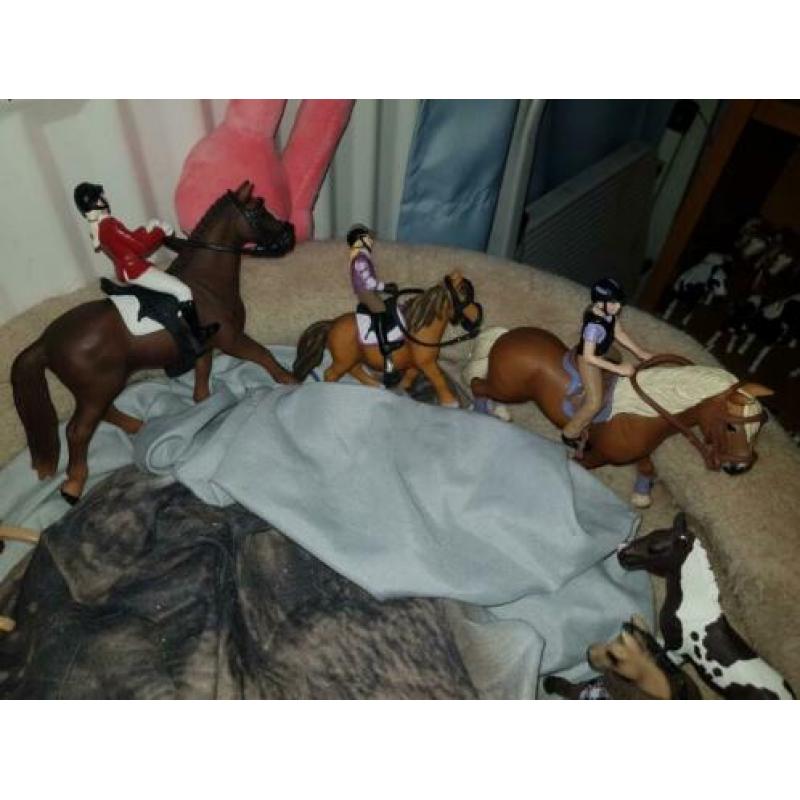 Schleich paarden setjes pony