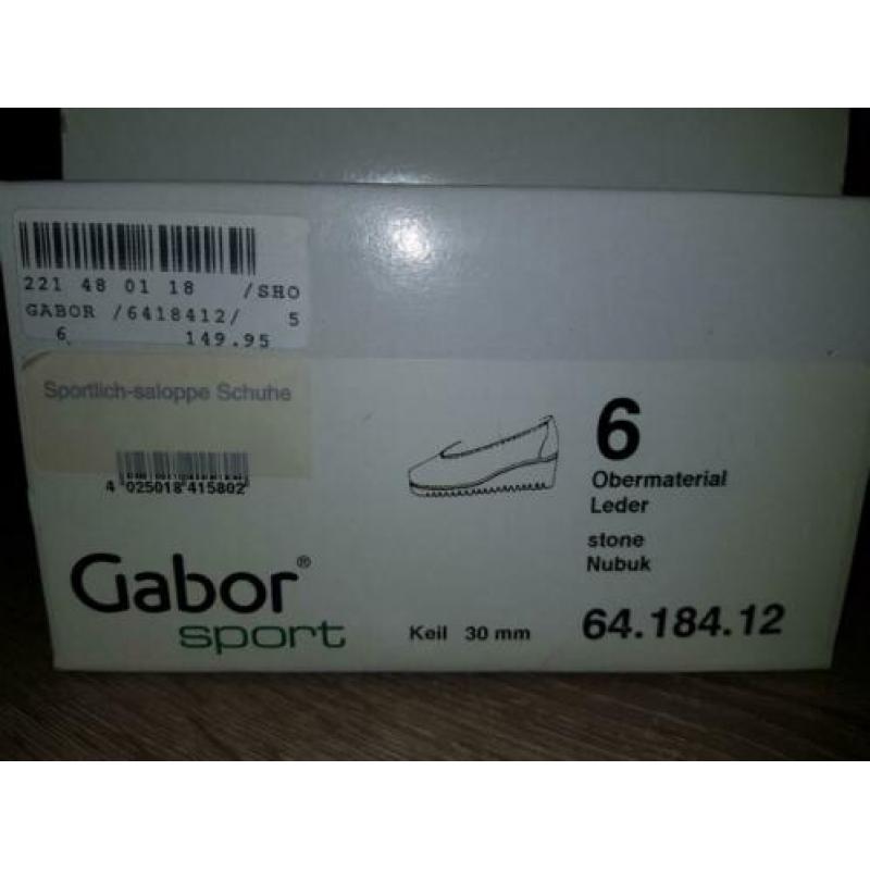 Gabor lederen damesschoen maat 6 (39) beige