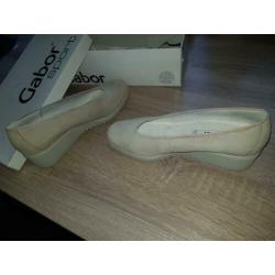 Gabor lederen damesschoen maat 6 (39) beige