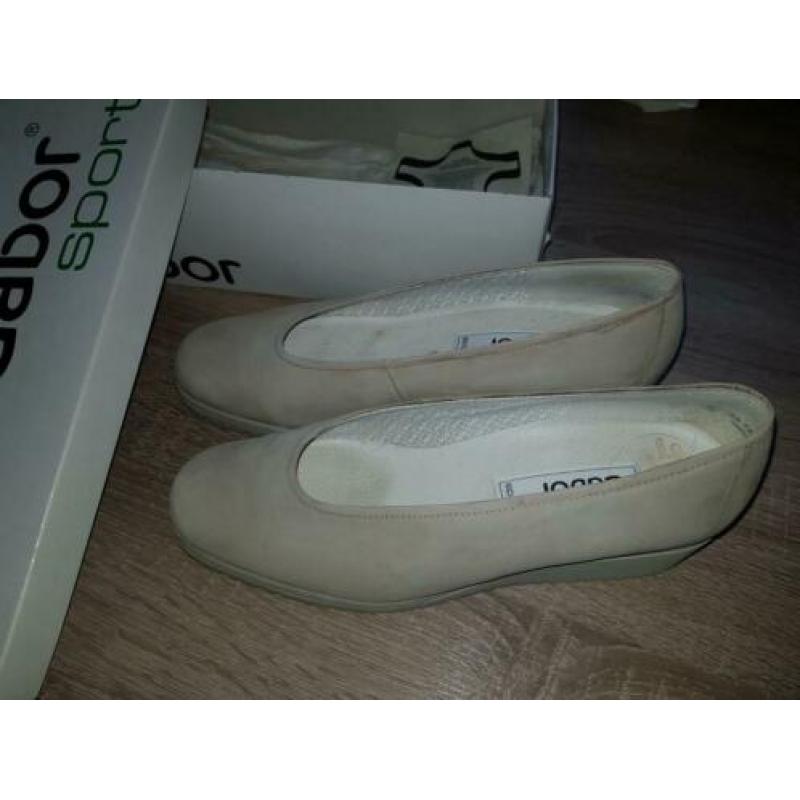 Gabor lederen damesschoen maat 6 (39) beige