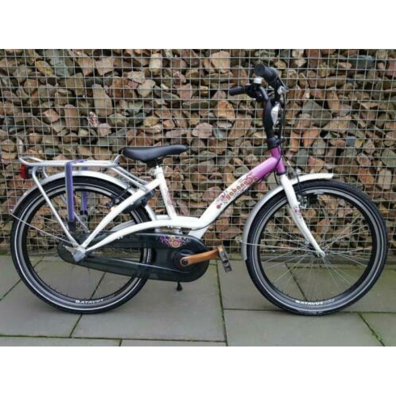 Nette 24" Batavus Gabana meisjesfiets met 3 versnellingen