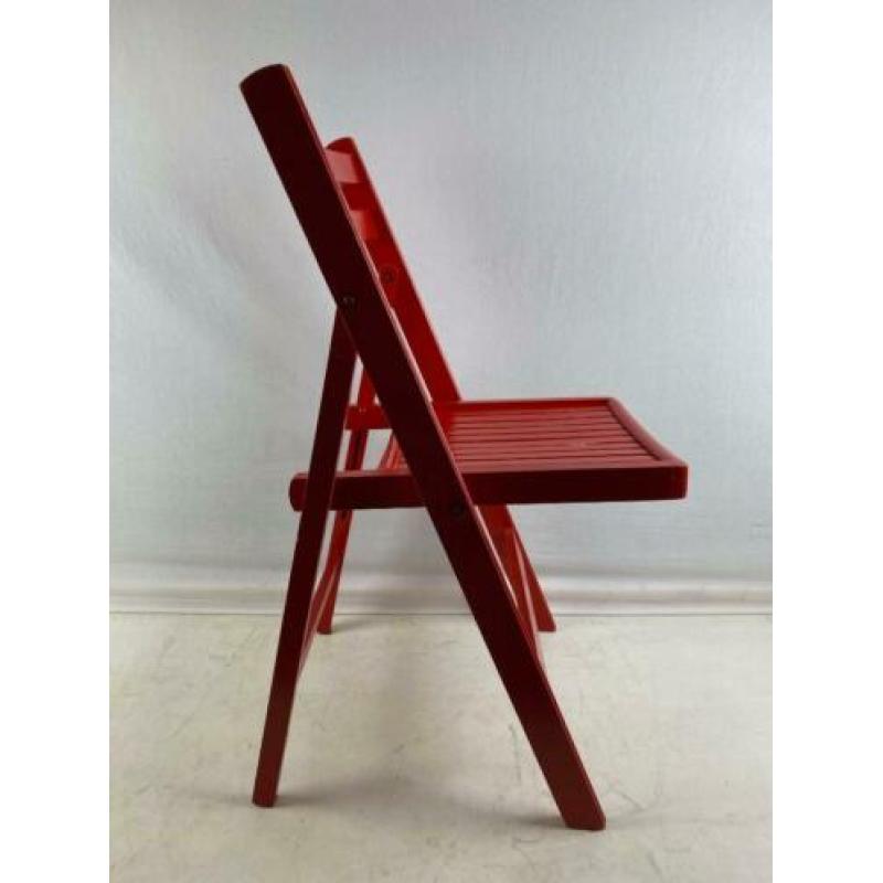 Rood houten klapstoeltjes N2102