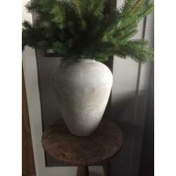 Grote betonlook vaas pot
