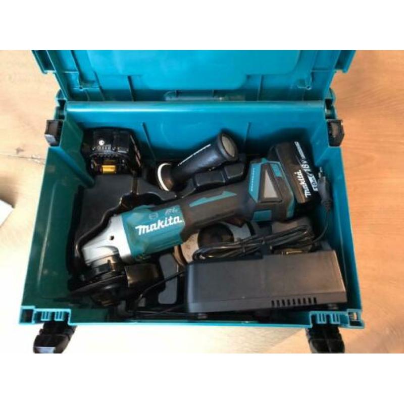 Makita DGA506 haakse slijper