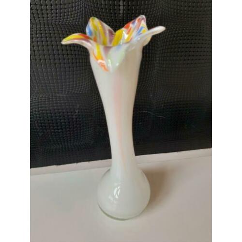 Vaas met prachtig kleureffect binnenin 30cm !