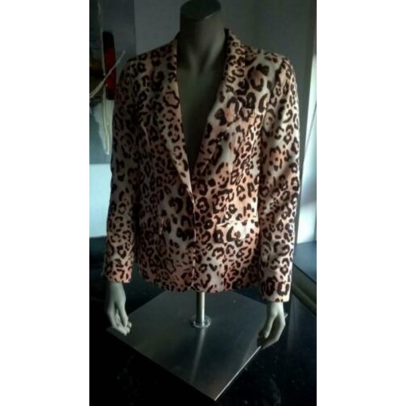 Vero Moda blazer jasje in Panterprint Luipaardprint maat M