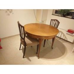 Eettafel rond uitschuifbaar GRATIS