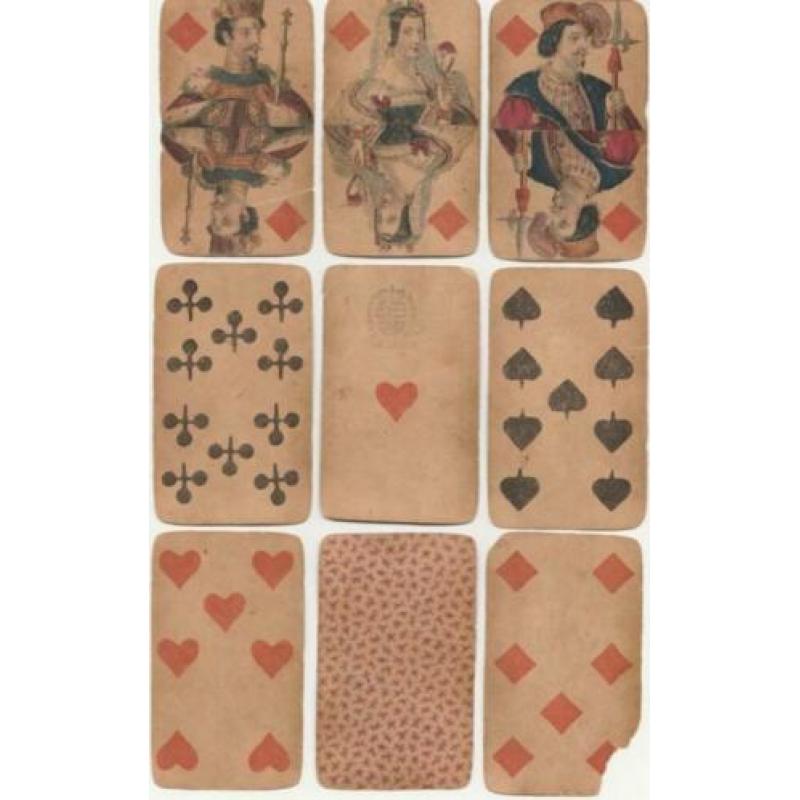 19de eeuw speelkaarten - F.A. Böhme