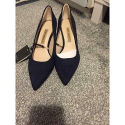 NIEUWE blauwe Zara pumps maat 37