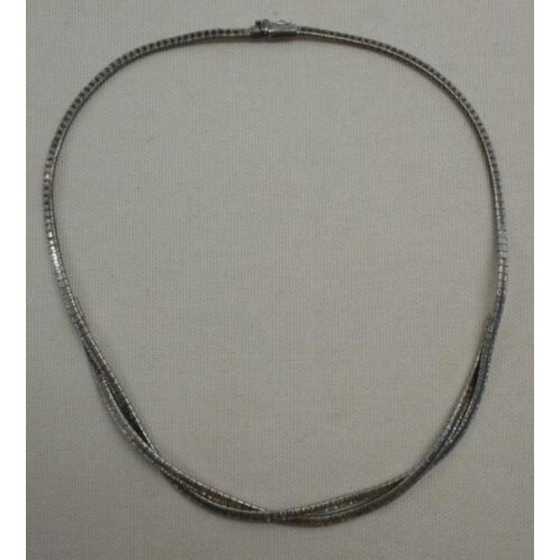 Zilveren vintage collier nr.1625