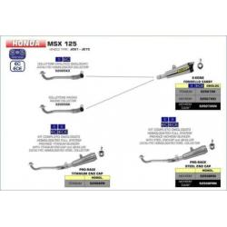 Honda MSX grom 125 2016-2020 Arrow uitlaatsysteem