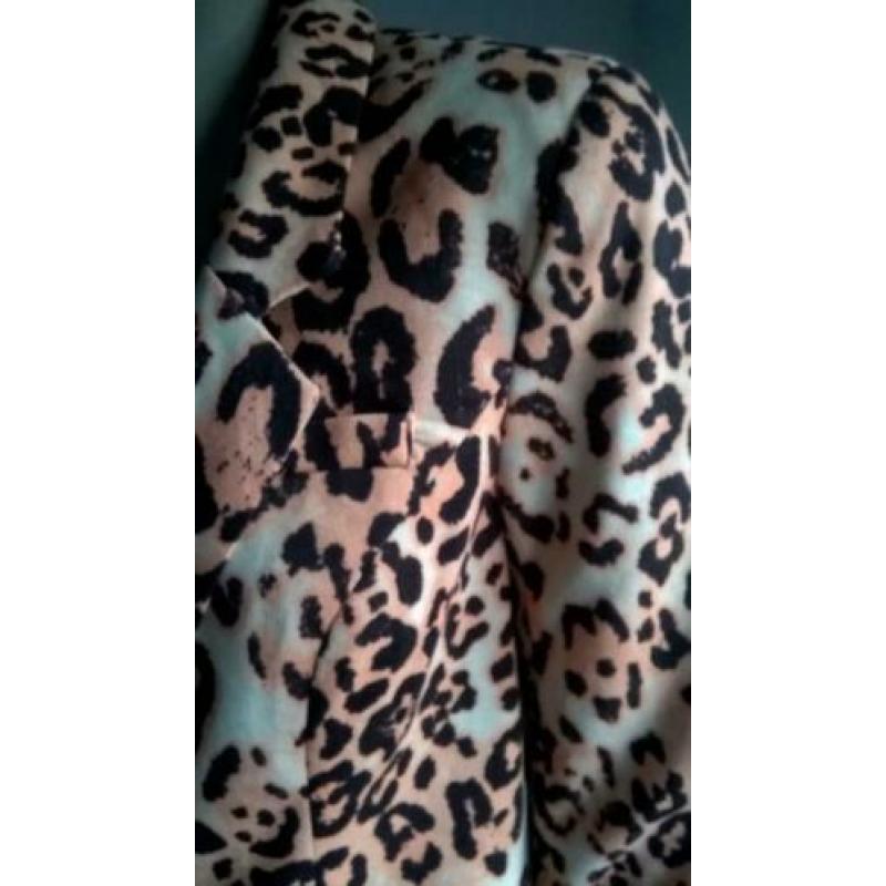 Vero Moda blazer jasje in Panterprint Luipaardprint maat M
