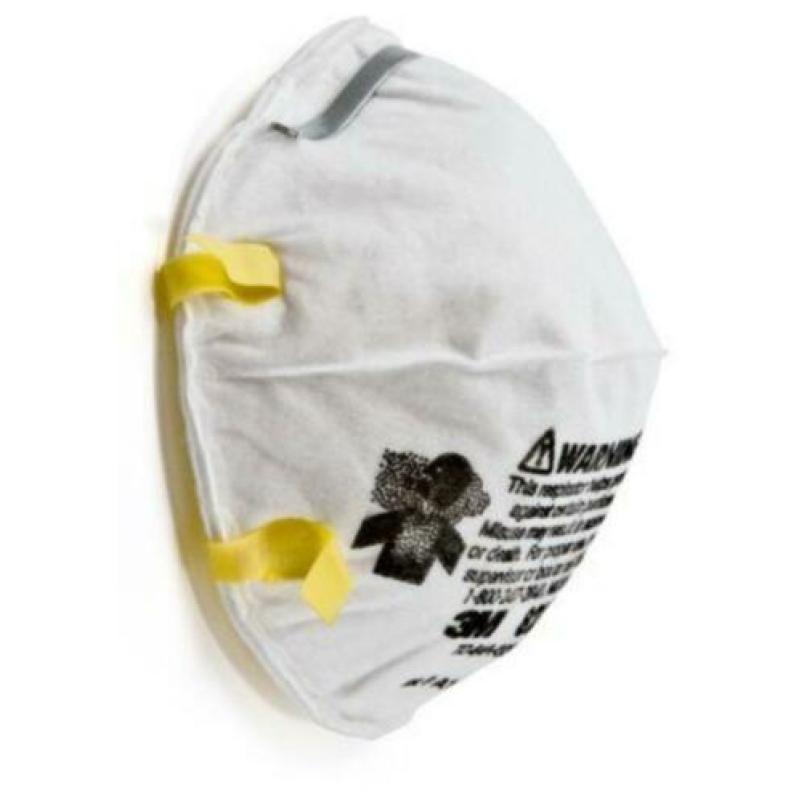 3M 8210 N95 Safety Respirators + Guide
