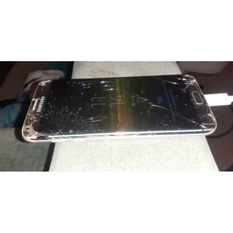 Samsung Galaxy s7 edge gebarsten scherm!