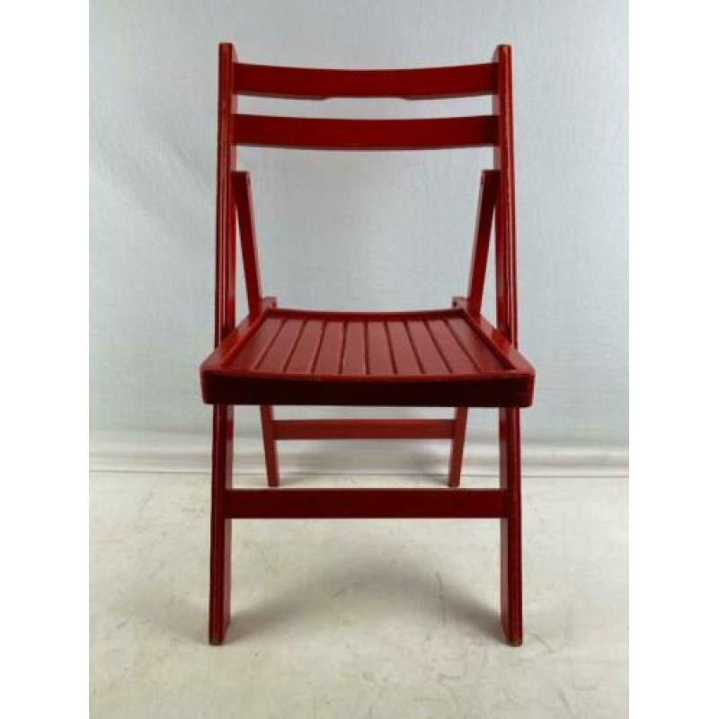 Rood houten klapstoeltjes N2102