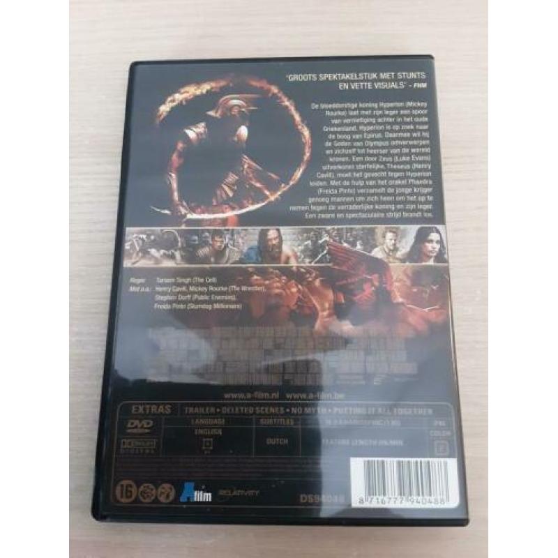 Film Immortals (Henry Cavill) veel films van 1euro 5+1gratis