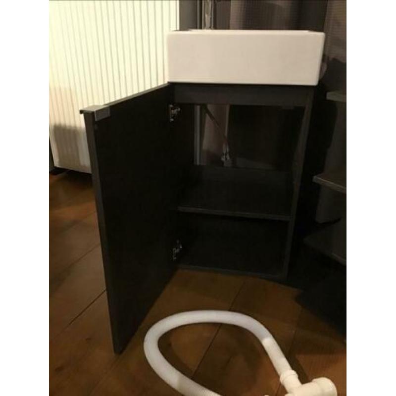 Ikea Lillangen badkamermeubel+spiegel+afsluitelement+wasbak