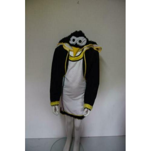 Verkleedkleren: Grappige Pinguin jurkje maat 122/128 (n134)
