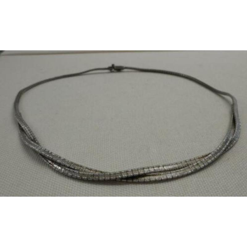 Zilveren vintage collier nr.1625