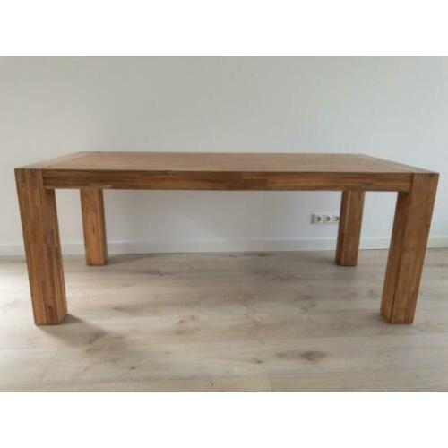 Massief hardhouten eettafel 190x90cm