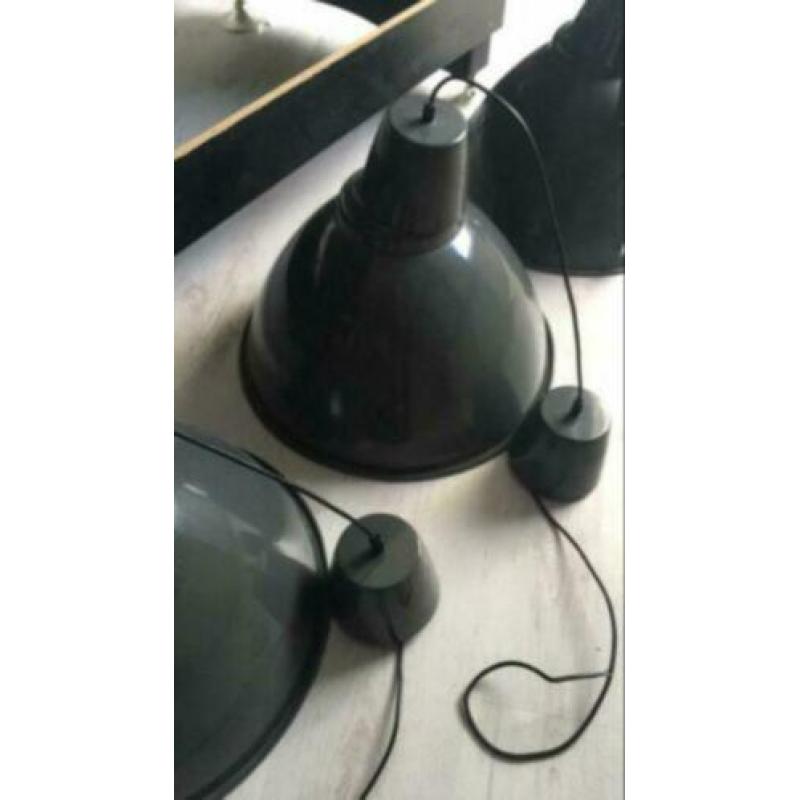 3 stuks hanglampen (industrieel) 42cm