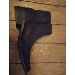 Suède lage cowboy boots mt 43