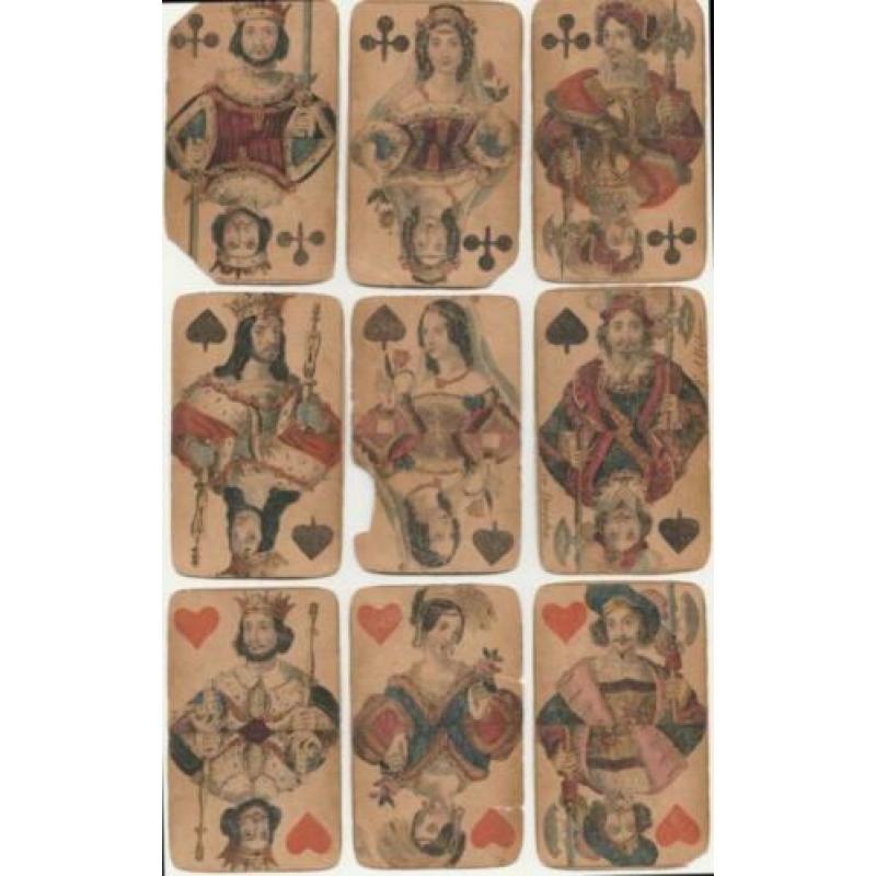 19de eeuw speelkaarten - F.A. Böhme