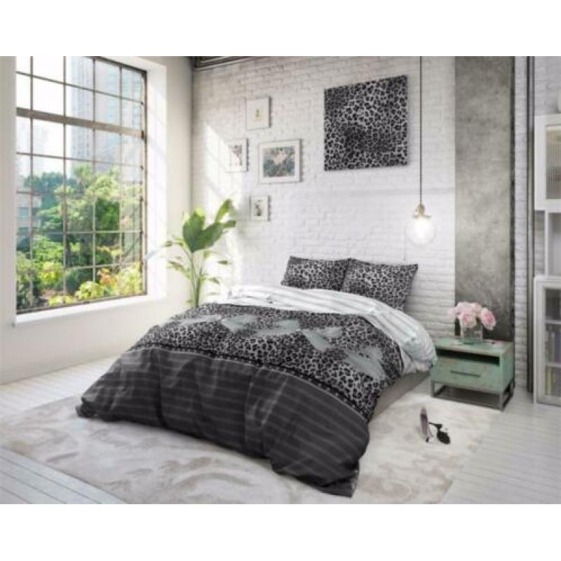 Dekbedovertrek Panther Love Grey 200x220