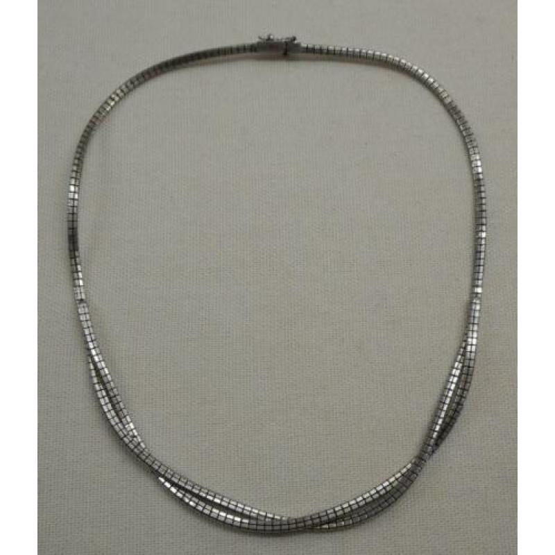 Zilveren vintage collier nr.1625
