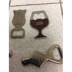 5 stuks oude flessen openers